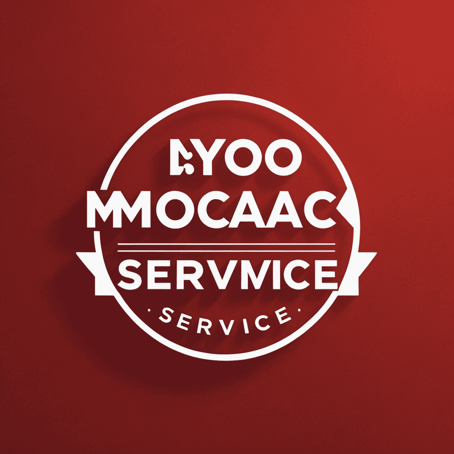 Moyacoolservice logosu - kırmızı arka plan üzerinde beyaz yazı ile kurye hizmeti şirket adı