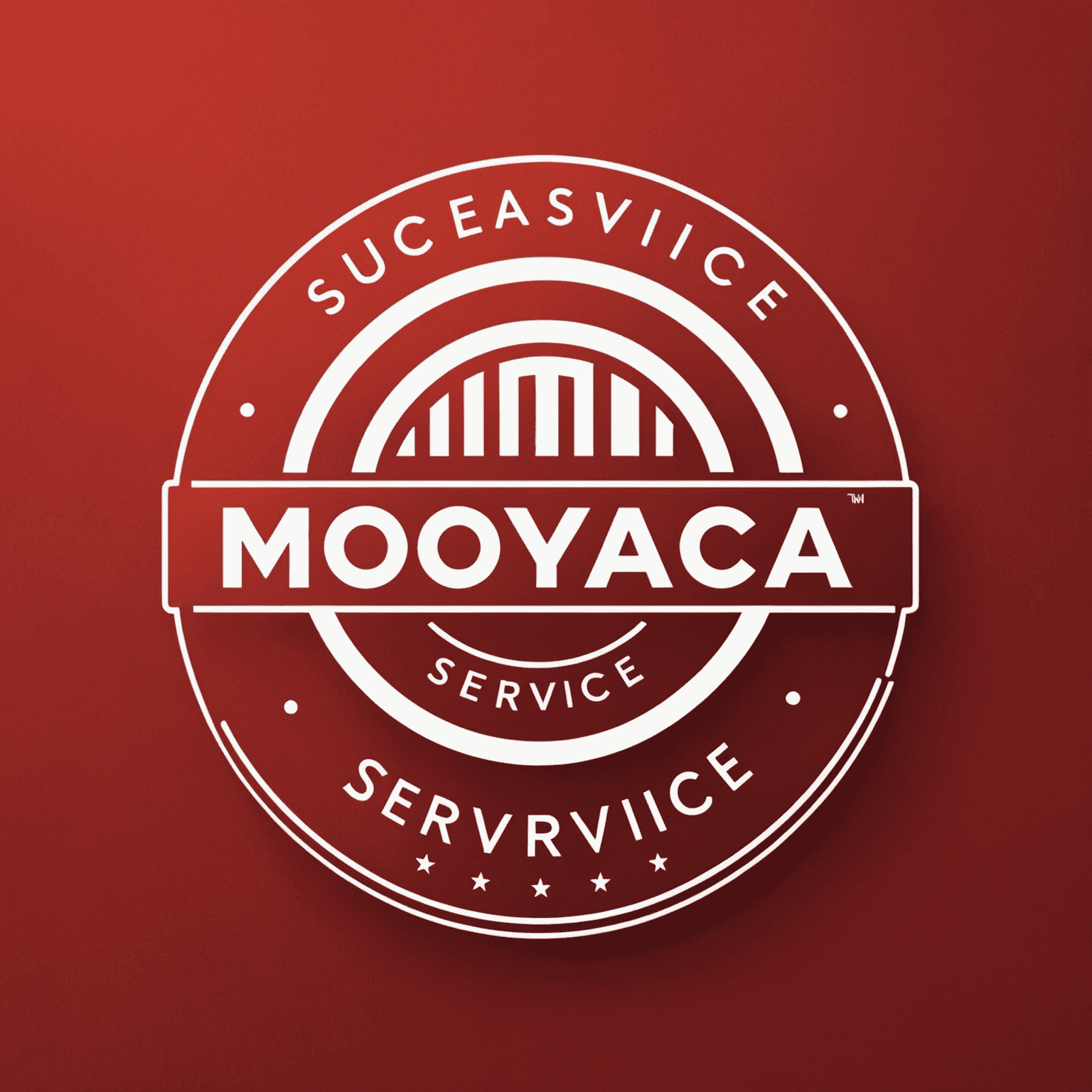 Moyacoolservice logosu - kırmızı arka plan üzerinde beyaz yazı ile kurye hizmeti şirket adı