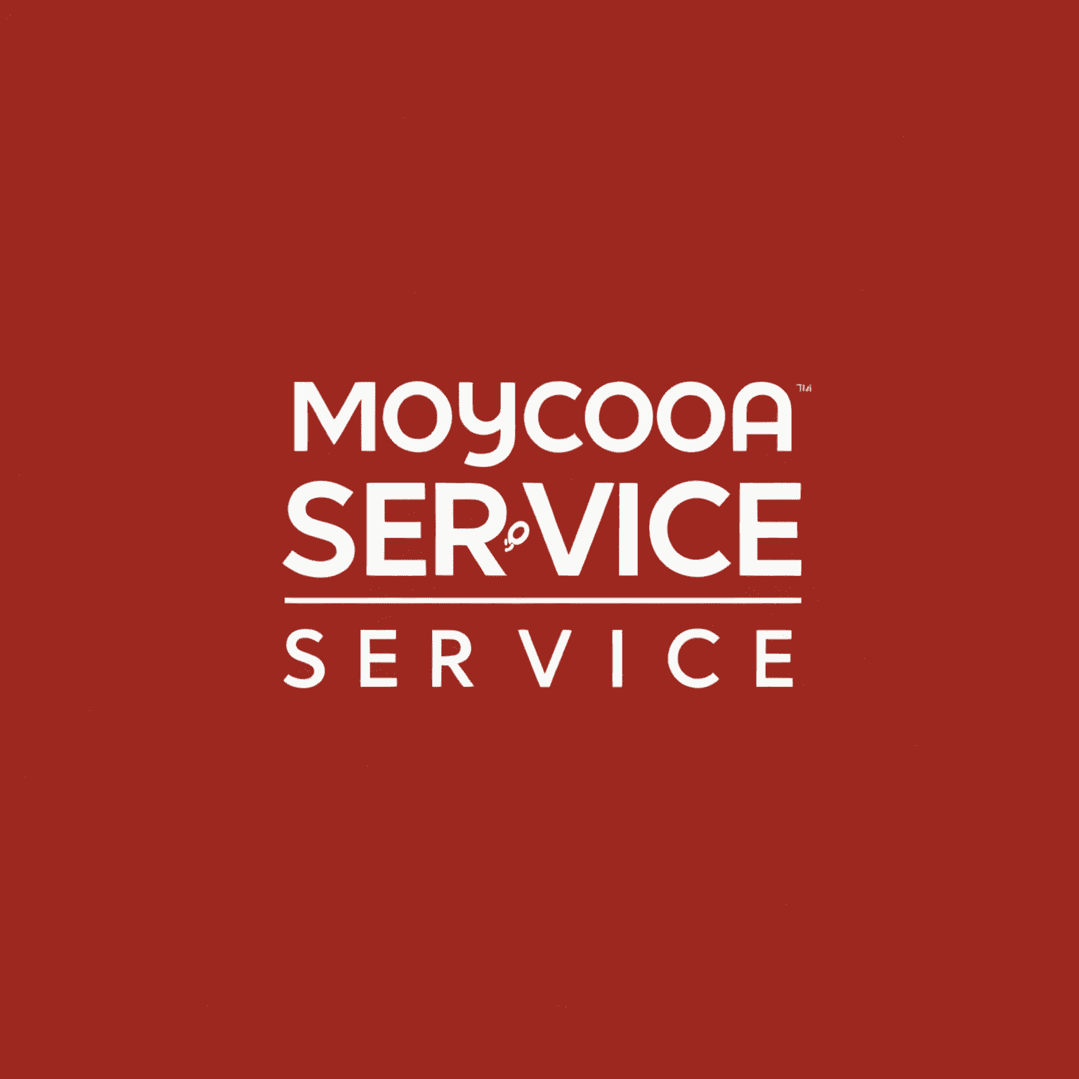 Moyacoolservice logosu - kırmızı arka plan üzerinde beyaz yazı ile kurye hizmeti şirket adı